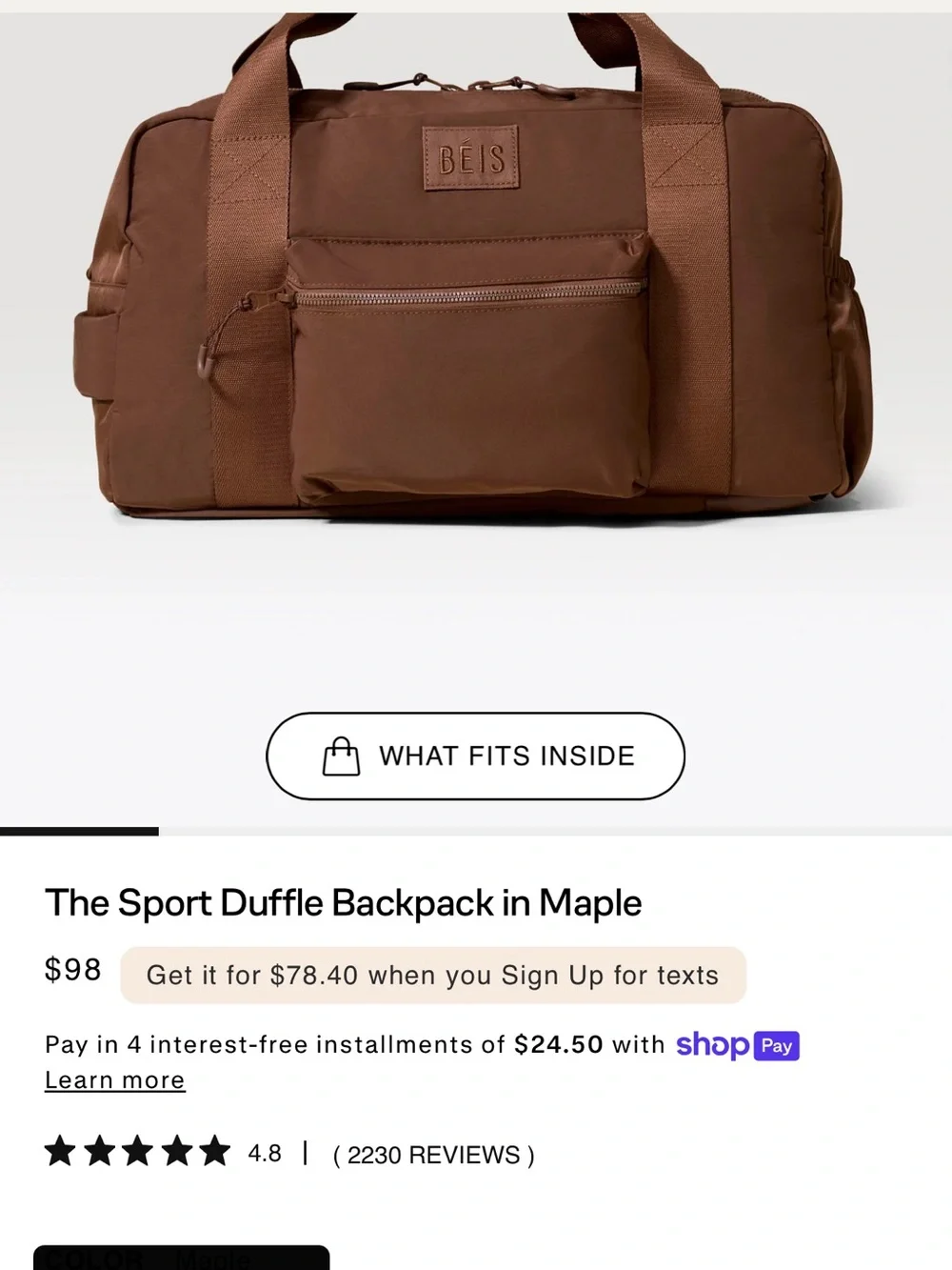 Beis sport duffle